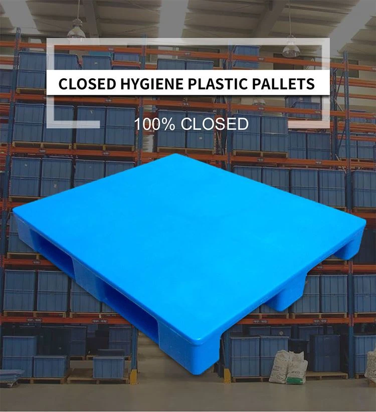Solid rack plastic pallets