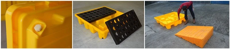 4 drum spill containment pallets (2)