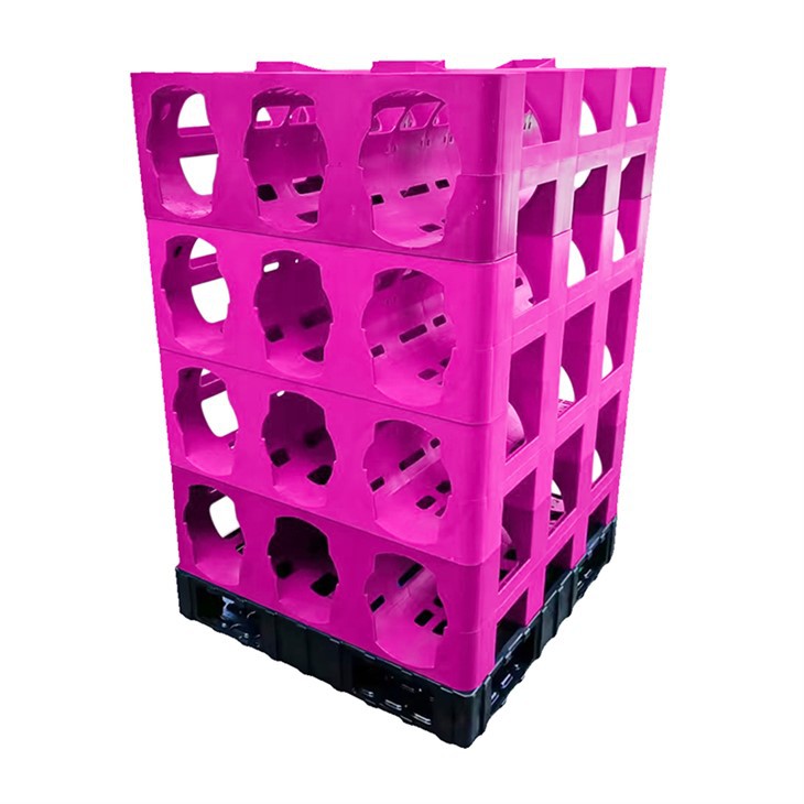 Bulk Price Stackable Plastic Water Bottle Rack