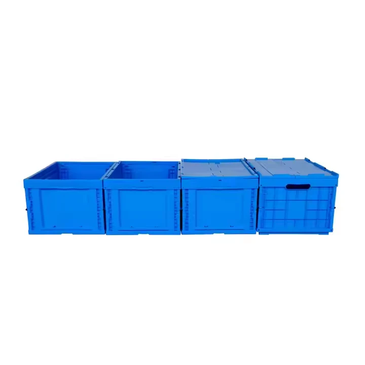 Caja de almacenamiento al por mayor plegable cerrada de plástico