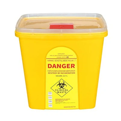 Contenedores para desechar objetos punzantes