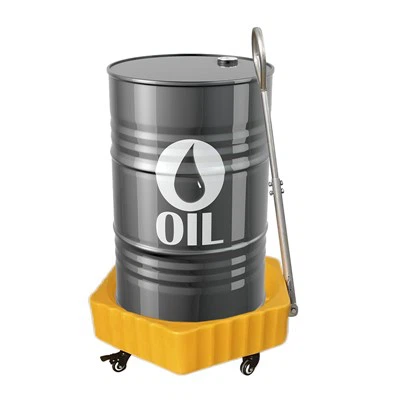 Bogie de derrames de tambor móvil amarillo