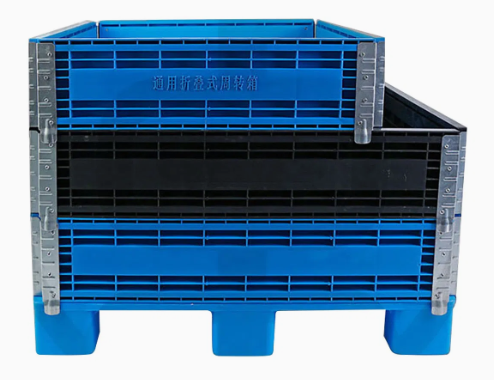 Collares de plástico de paquete plegable apilable